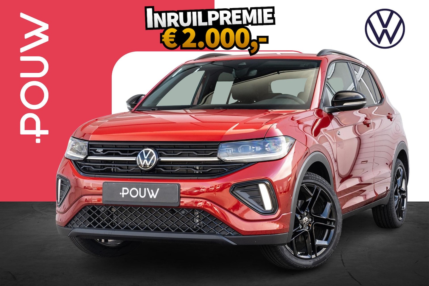 Volkswagen T-Cross - 1.0 TSI 116pk DSG R-Line Edition | Trekhaak | Parkeer Assistent | Matrix LED Koplampen - AutoWereld.nl