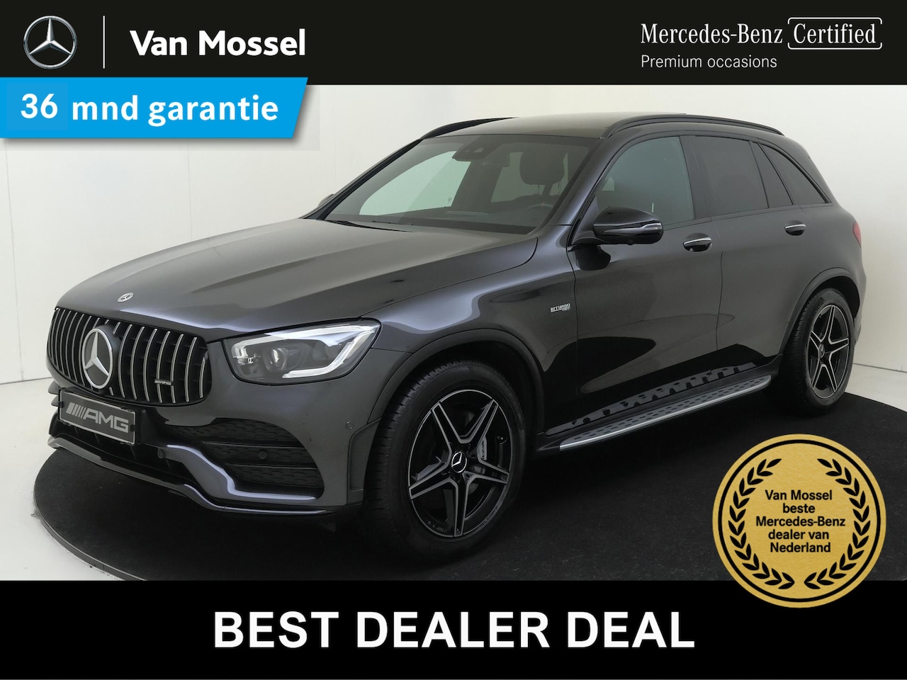 Mercedes-Benz GLC-klasse - AMG 43 4MATIC Premium Plus / Memory-Stoelen / Panaorma-dak / Night-Pakket / Burmeister / - AutoWereld.nl