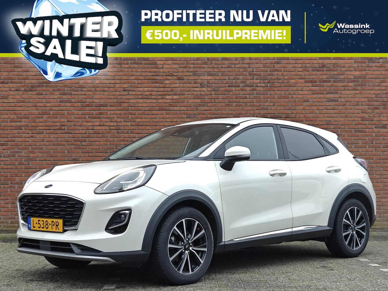 Ford Puma - 1.0i Ecoboost 125pk automaat Titanium | WINTERSALE I Navigatie | Klimatronic | Parkeersens - AutoWereld.nl