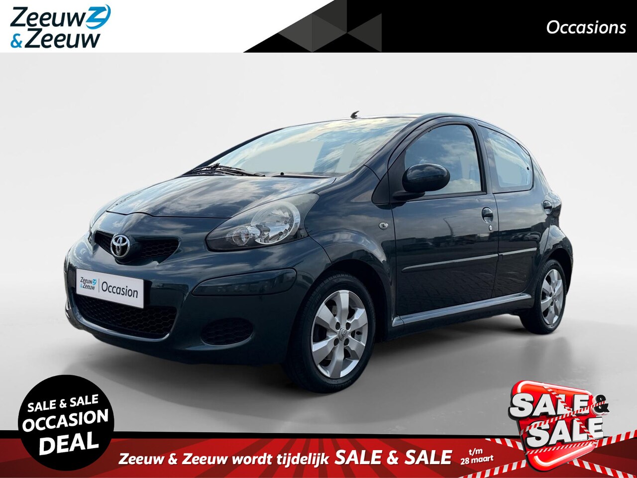 Toyota Aygo - 1.0-12V Aspiration Green Navigator | Airco | Alcantara bekleding | Bluetooth | 14" lichtme - AutoWereld.nl