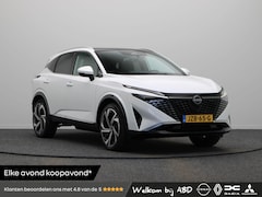 Nissan Qashqai - 1.3 MHEV Xtronic Tekna Plus | Panorma dak | Lederen bekleding | BOSE audio | Rondomzicht c