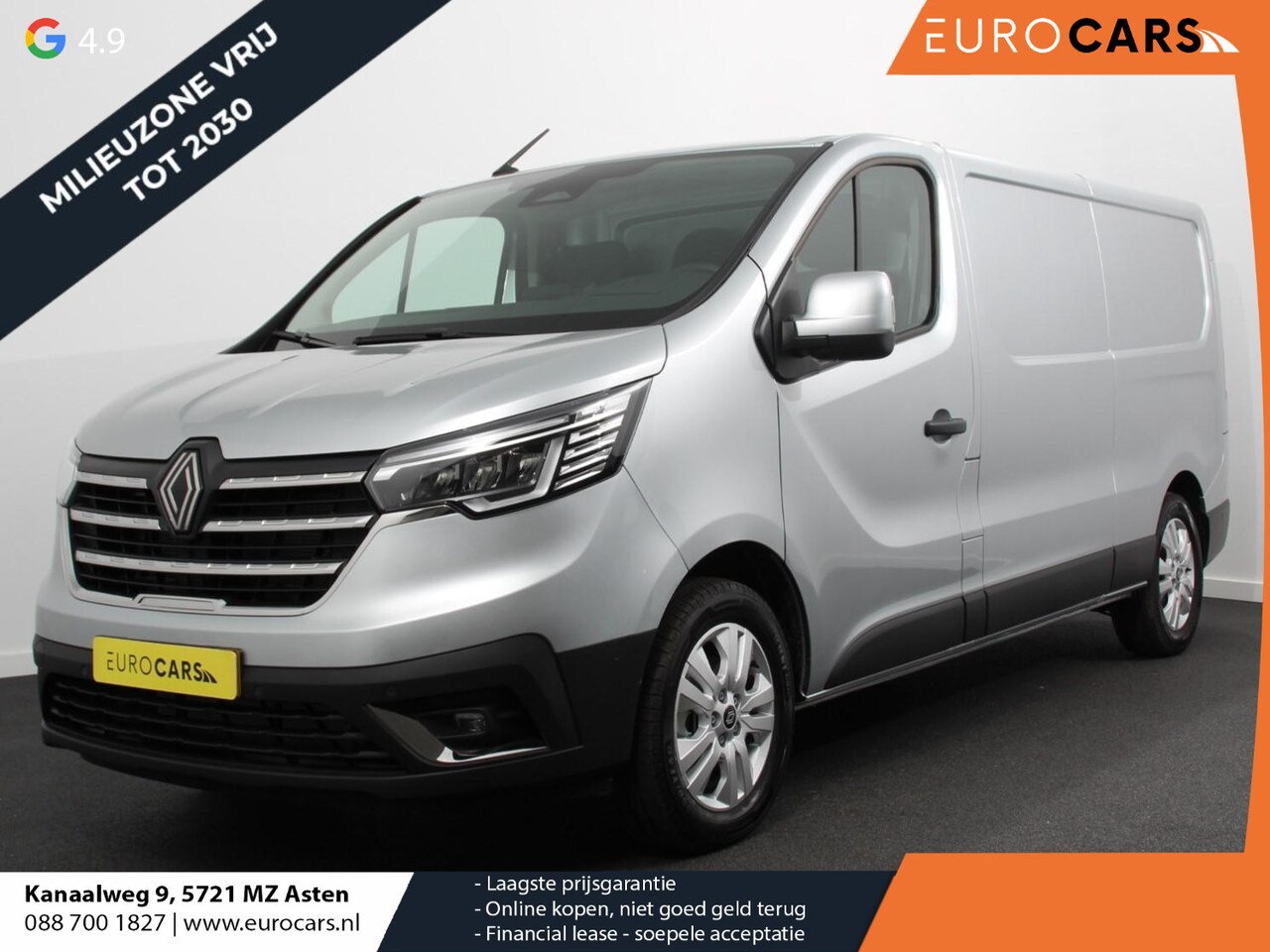 Renault Trafic - 2.0 Blue dCi 110 T30 L2H1 Advance Navigatie bluetooth DAB Camera Airco Trekhaak Houten bek - AutoWereld.nl