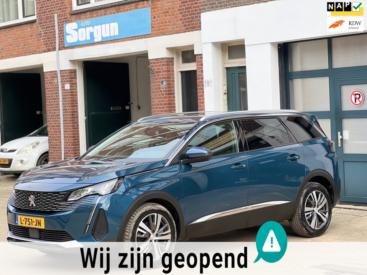 Peugeot 5008 - 1.2 PureTech Blue Lease Allure-autoomaat-dsriem vervangen-7 persoons - AutoWereld.nl