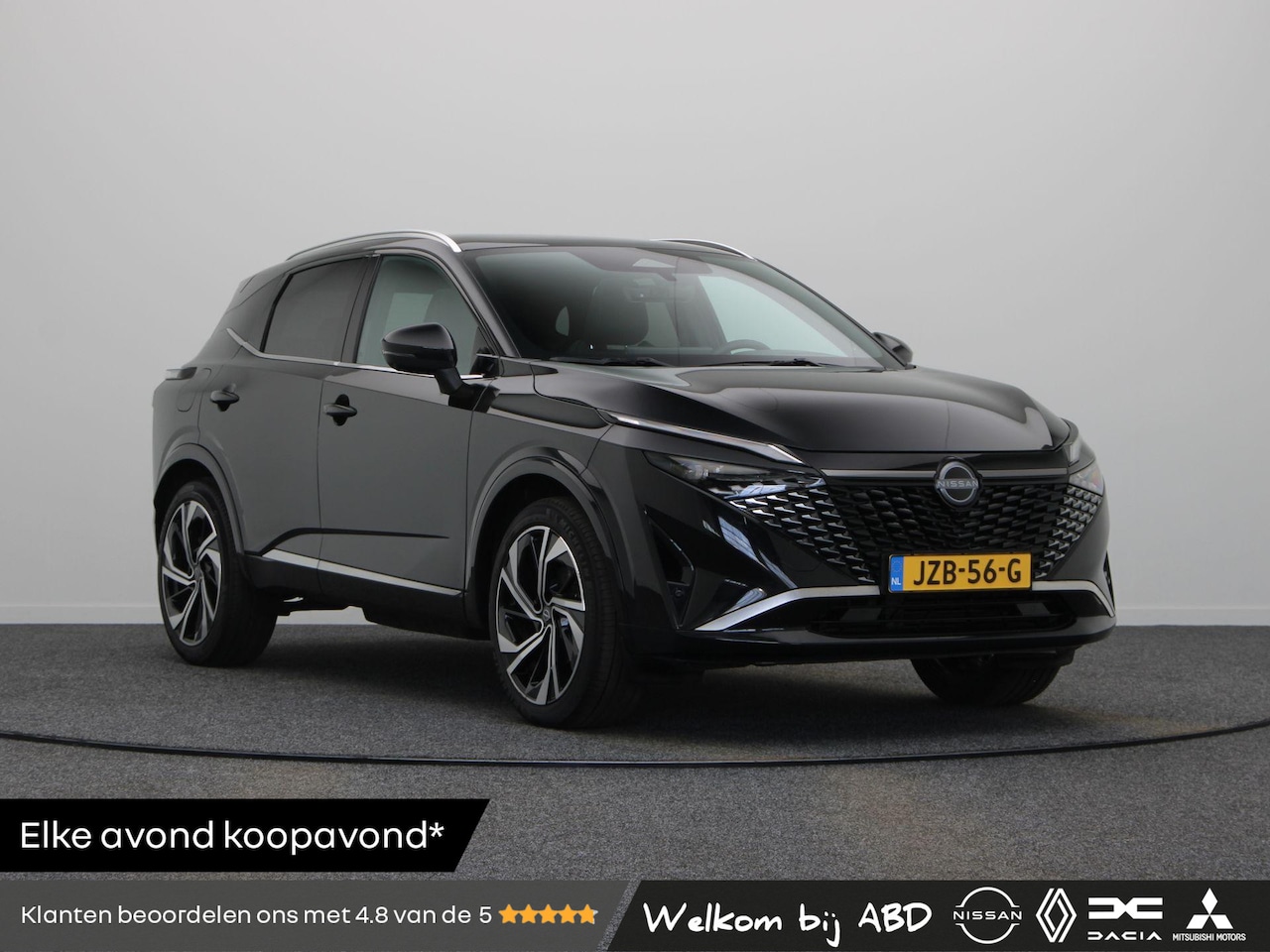 Nissan Qashqai - 1.3 MHEV Xtronic Tekna Plus | Lederen bekleding | Elektrisch verstelbare voorstoelen | Sto - AutoWereld.nl