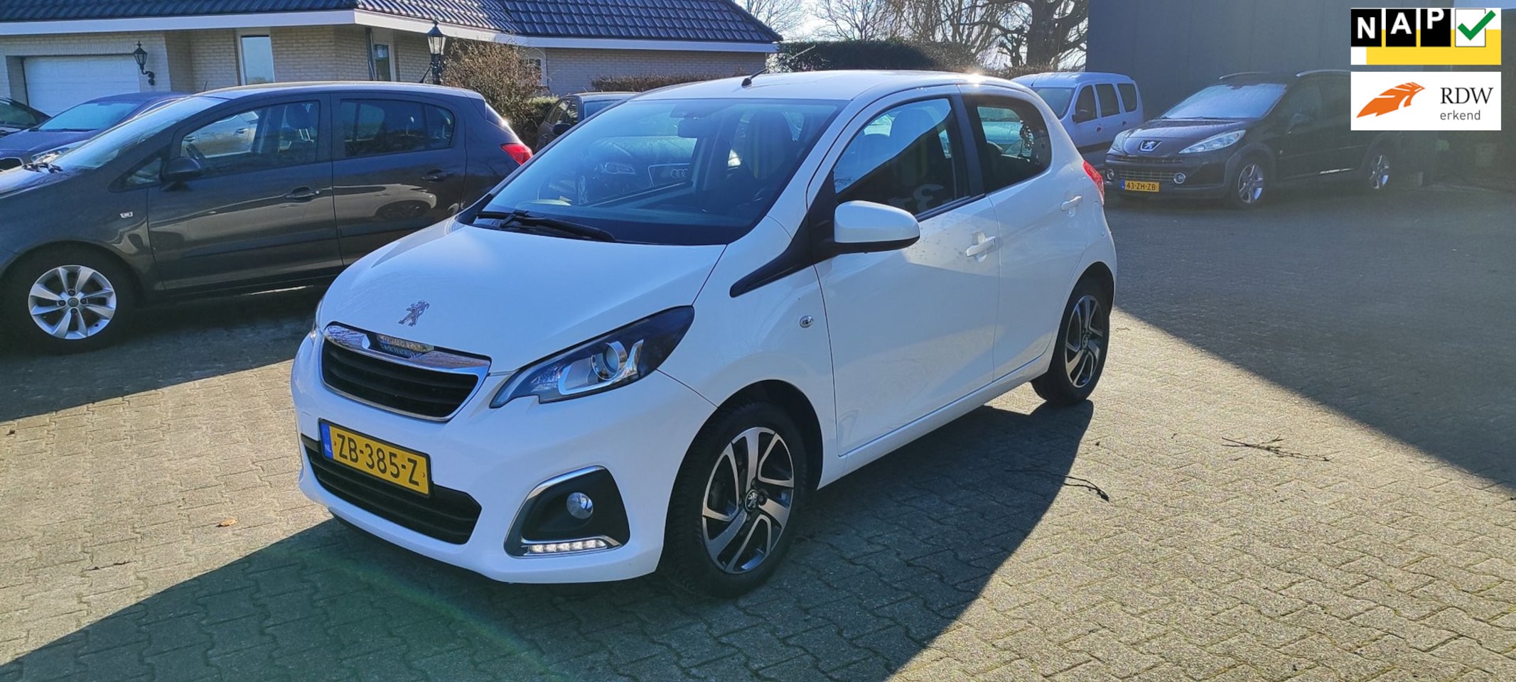 Peugeot 108 - 1.0 e-VTi Allure bj 2019 automaat airco/navi - AutoWereld.nl