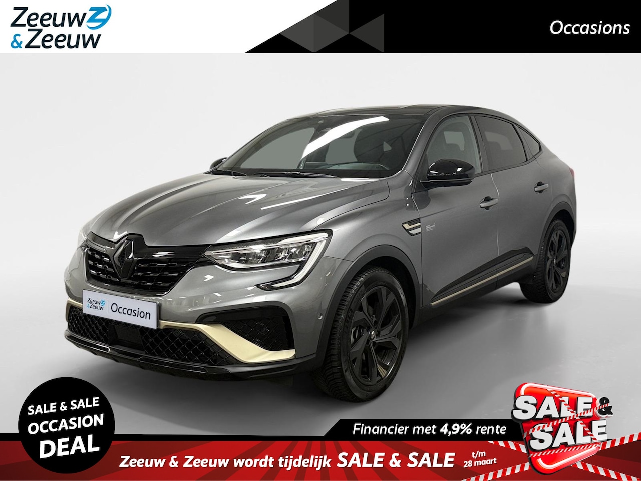 Renault Arkana - 1.6 E-Tech hybrid 145 E-Tech engineered AUTOMAAT CAMERA CRUISE CONTROLE APATIEVE MET TRAFI - AutoWereld.nl