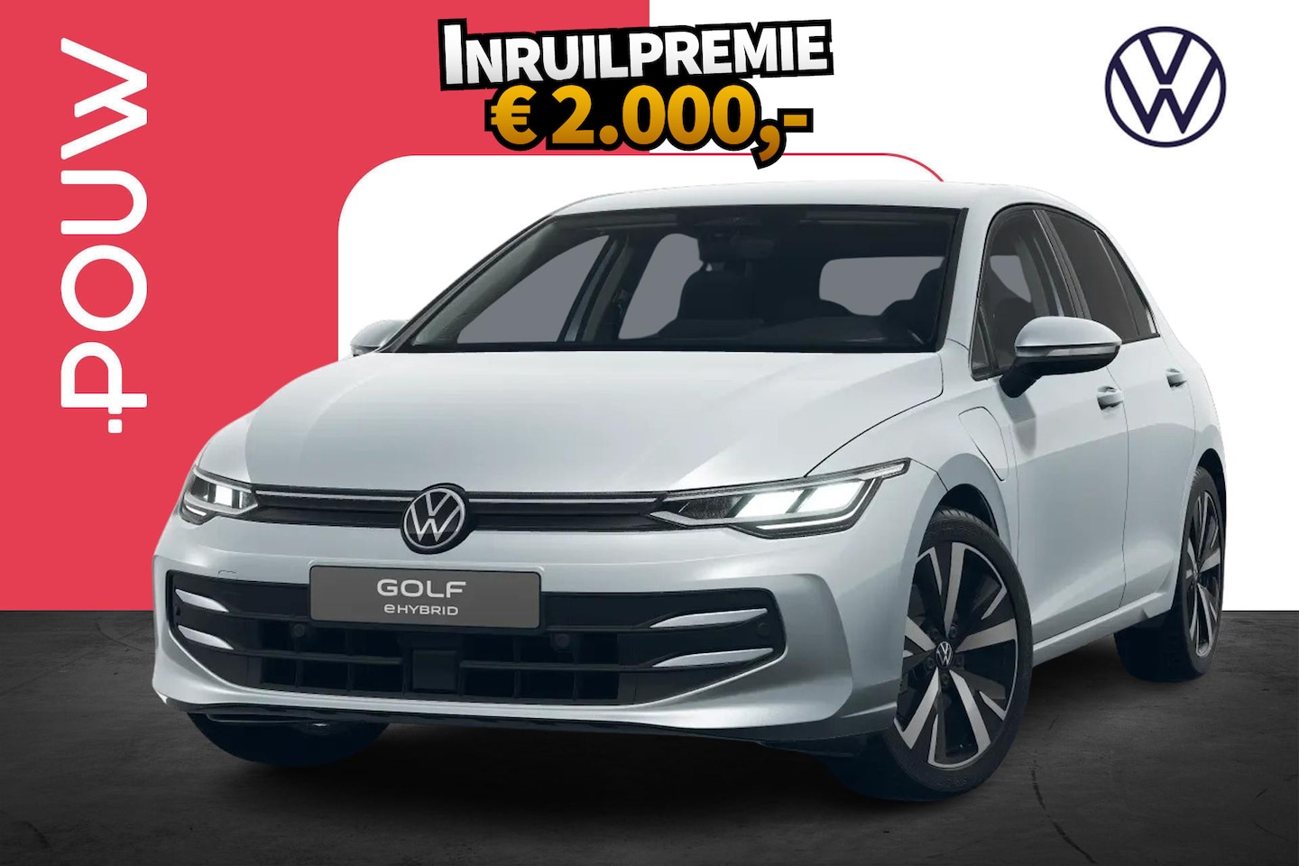 Volkswagen Golf - 1.5 eHybrid 204pk Life Edition | 18" Velgen | Trekhaak Wegklapbaar - AutoWereld.nl