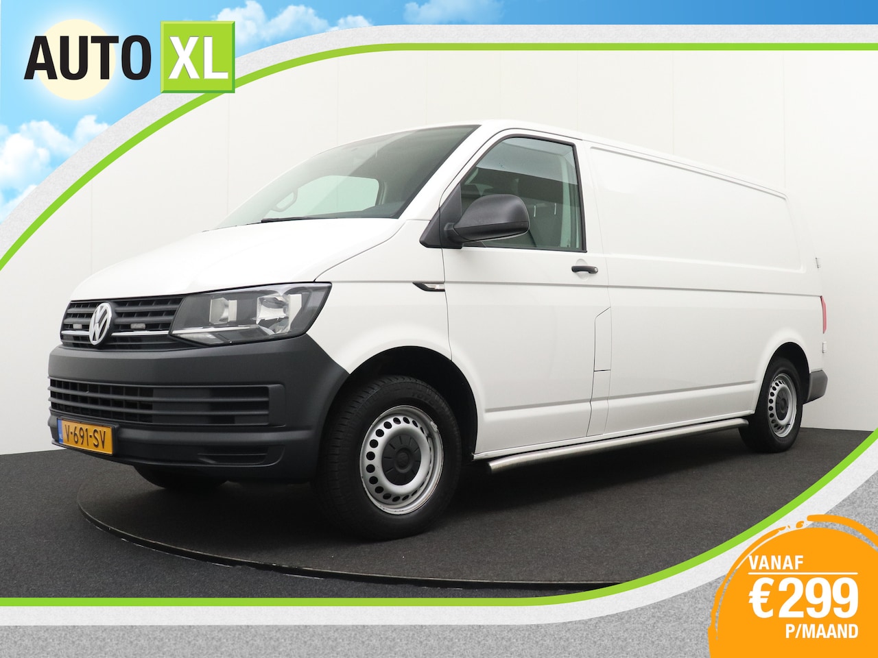 Volkswagen Transporter - 2.0 150 PK TDI L2 Comfortline 3-Pers Trekhaak - AutoWereld.nl