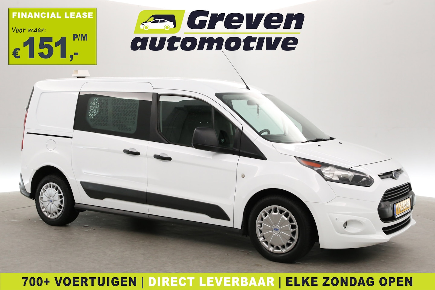 Ford Transit Connect - 1.5 TDCI L2 100PK | Airco | 3 Zits | Trekhaak | Parkeersens. | Schuifdeur - AutoWereld.nl