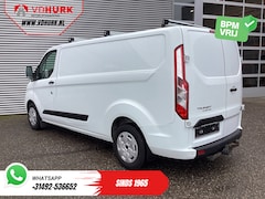 Ford Transit Custom - 2.0 TDCI 130 pk Aut. L2 Carplay/ Stoelverw./ Navi/ Airco/ Cruise/ PDC/ DAB/ Trekhaak