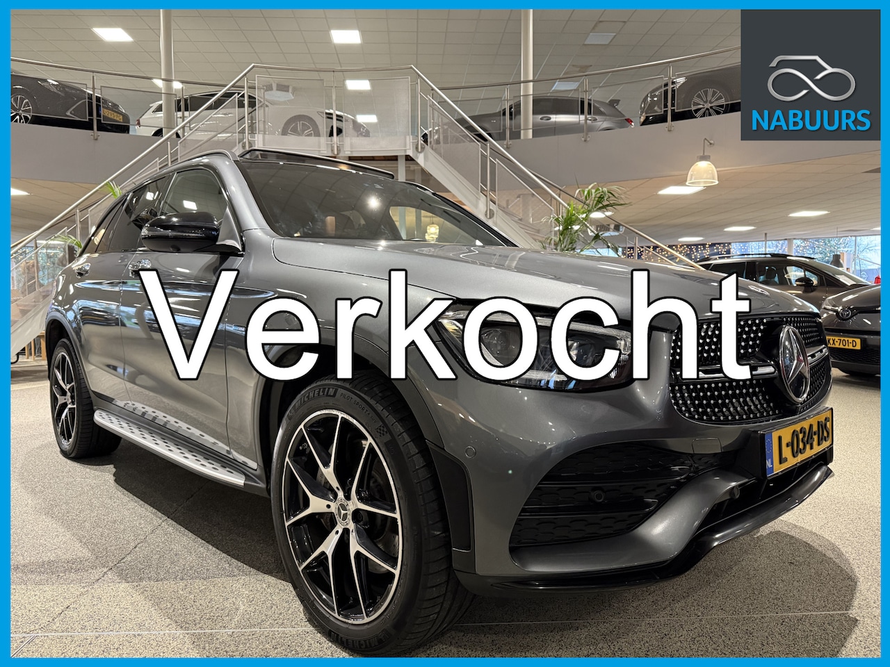 Mercedes-Benz GLC-klasse - 300e 4MATIC AMG, NL auto, Pano, Burmester - AutoWereld.nl