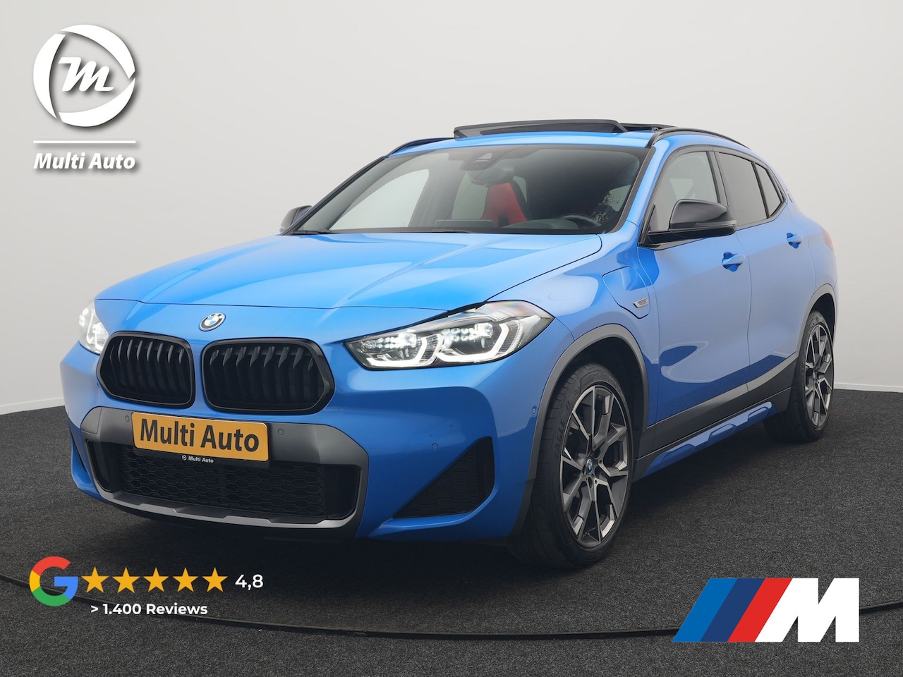 BMW X2 - xDrive25e M Sport Plug In Hybrid 220pk Dealer O.H. PHEV | Trekhaak Afn. | Panodak | Adapti - AutoWereld.nl
