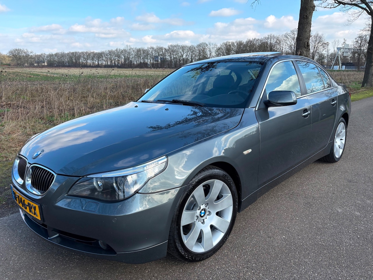 BMW 5-serie - 535d Leer/Dakje/Vol Opties/Memory/Airco/Automaat - AutoWereld.nl