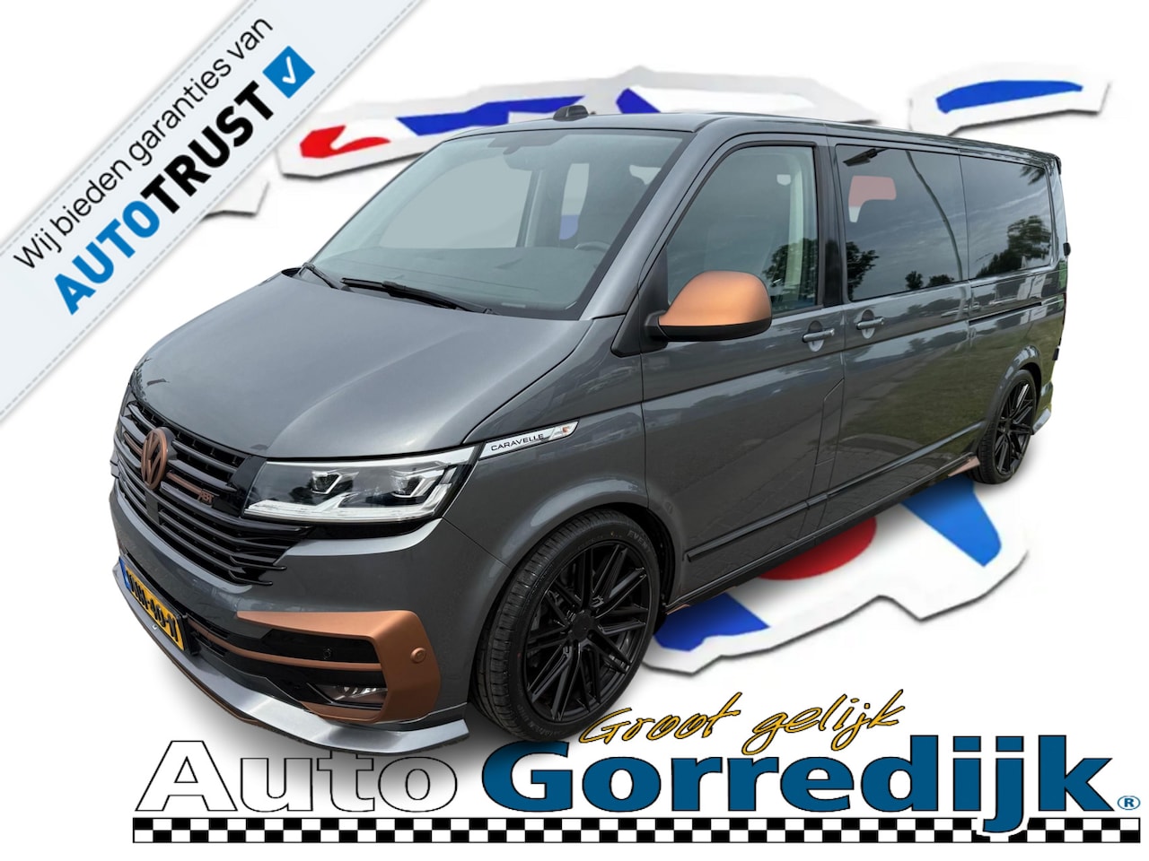 Volkswagen Transporter Caravelle - 2.0 TDI DC Highline 204Pk Caravelle 4- MOTION ABT DC Dubbele Cabine DSG L2H1 DIG. COCKPIT - AutoWereld.nl