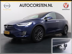 Tesla Model X - 100D 20" Trekhaak Leder Luchtvering Adaptive Cruise AutoPilot Panoramadak Vleugeldeuren Ca