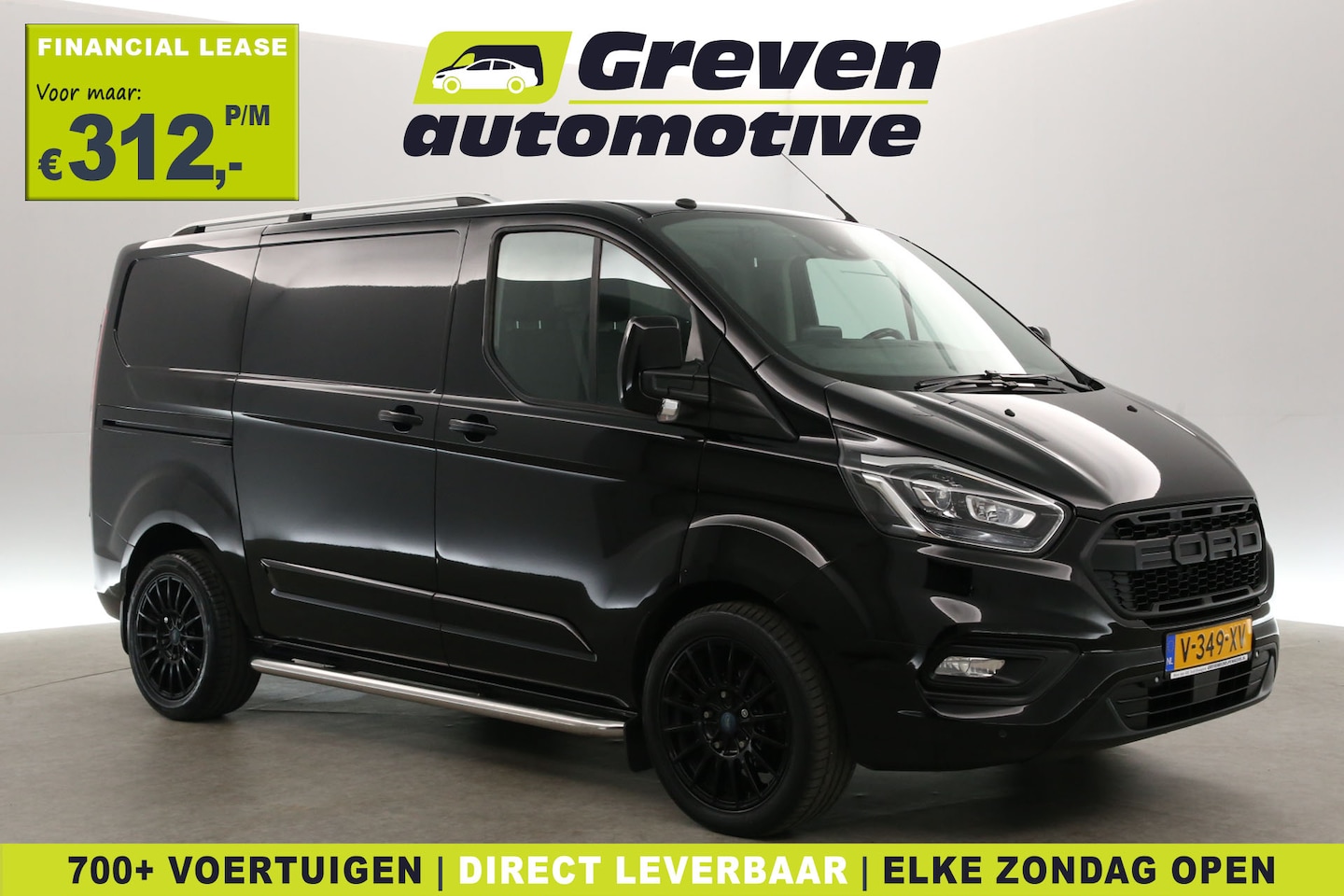 Ford Transit Custom - 2.0 TDCI L1H1 Limited Raptor | Aut. | Airco | Cruise | 3 Zits | Camera | Carplay | Trekhaa - AutoWereld.nl