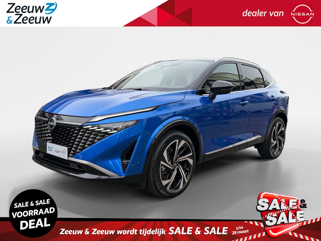 Nissan Qashqai - 1.5 e-Power Tekna Plus | DE NIEUWE GENERATIE E-POWER| DIRECT LEVERBAAR | €3500,- KORTING | - AutoWereld.nl