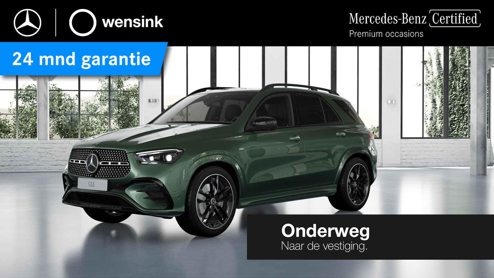 Mercedes-Benz GLE-Klasse - 400 e 4MATIC AMG Line | Manufaktur lak Ireland midgreen | Panoramadak | Trekhaak | Luchtve - AutoWereld.nl
