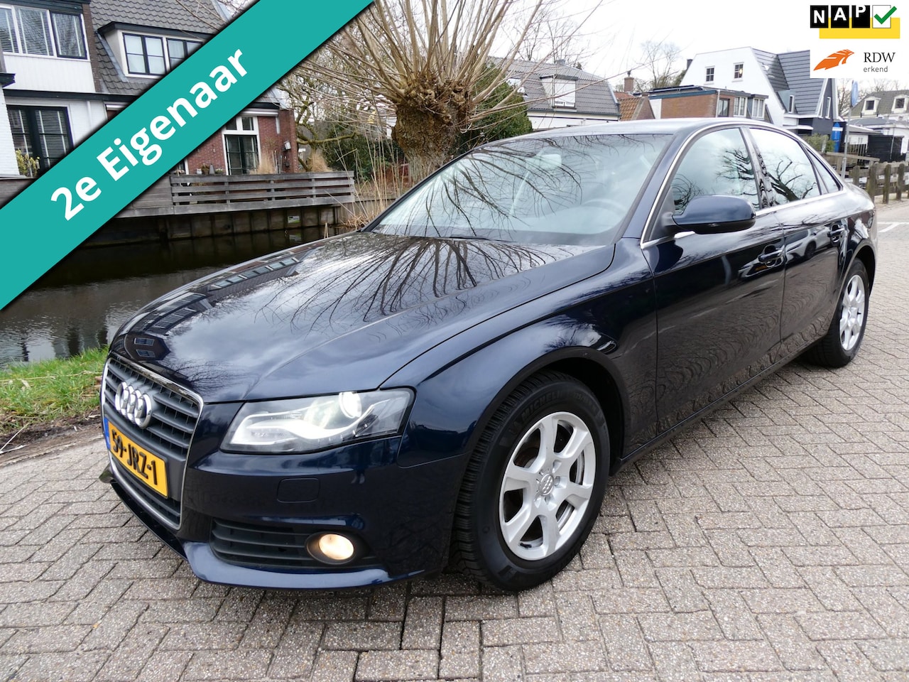 Audi A4 Limousine - 2.0 TFSI Pro Line 180pk Automaat Clima Navi Xenon Historie - AutoWereld.nl
