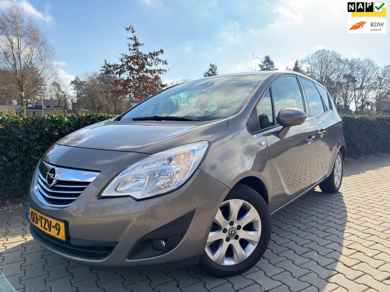 Opel Meriva - 1.4 Turbo Edition 1.4 Turbo Edition , Clima / Cruise / Half-Leder / Isofix / 16" Lm velgen / Trekhaak. - AutoWereld.nl