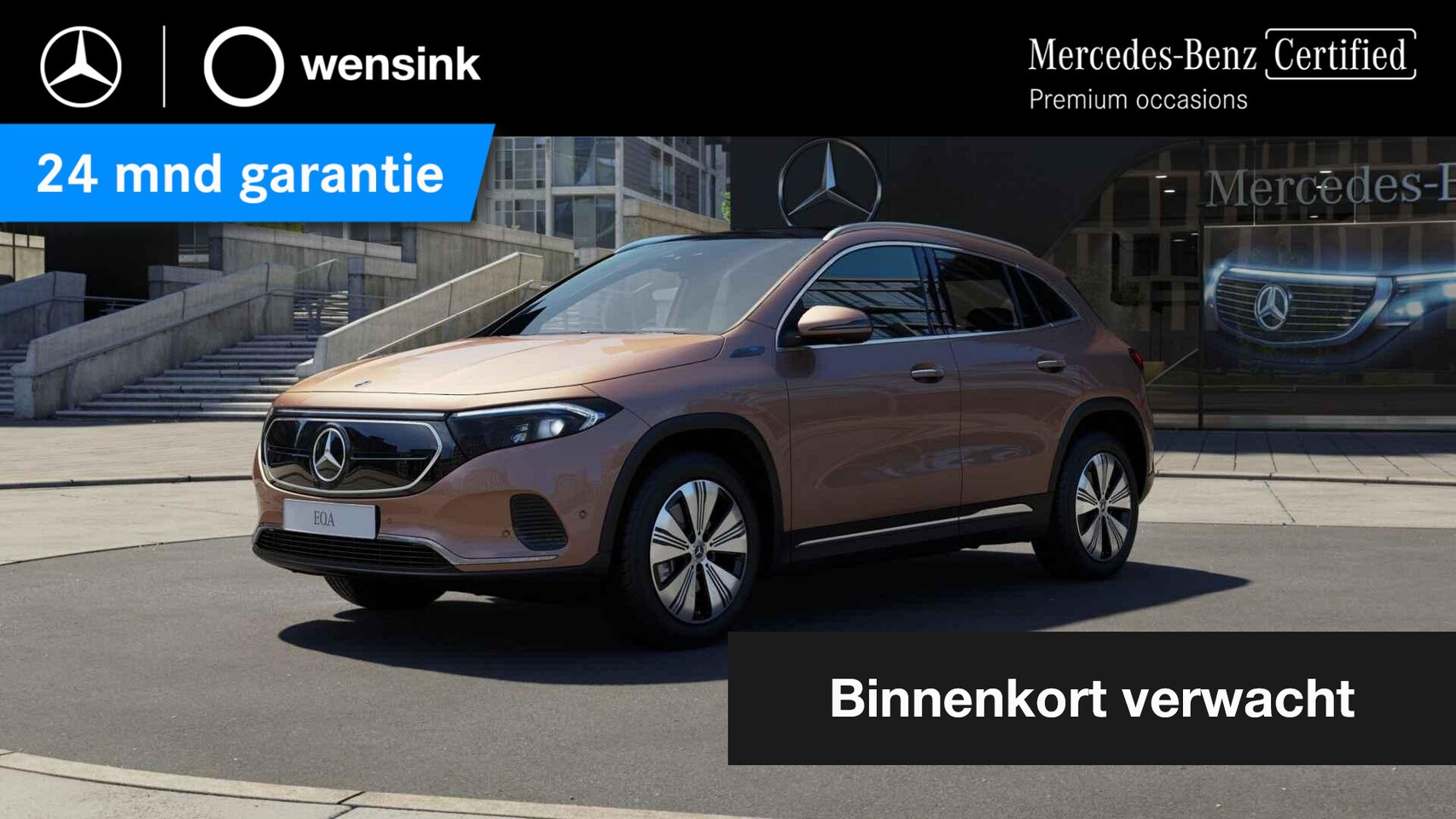 Mercedes-Benz EQA - 250 Business Solution Luxury 67 kWh | Burmester | Panoramadak | Headup | Memory | Keyless - AutoWereld.nl