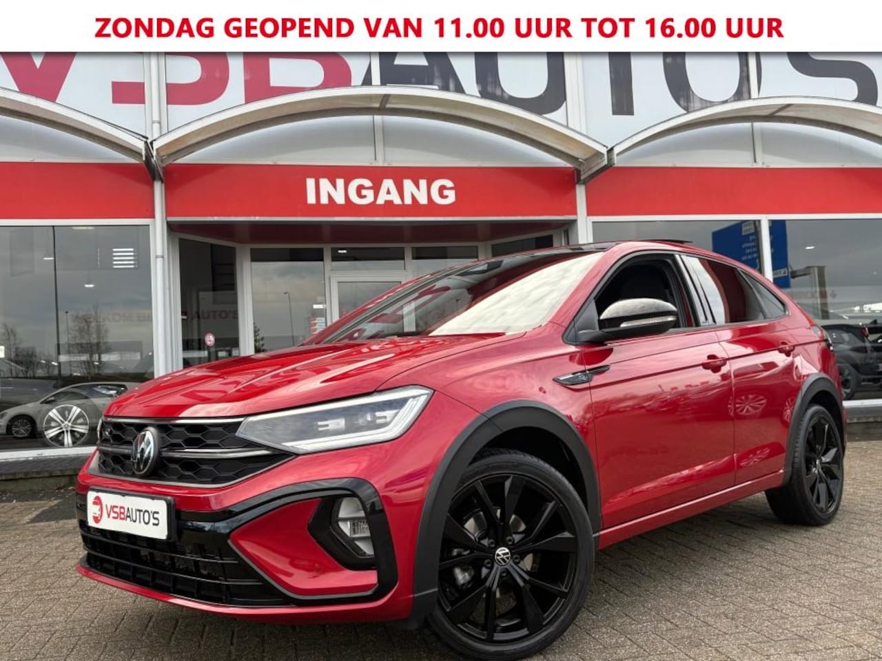 Volkswagen Taigo - 1.0 TSI AUT. R-LINE PANO-DAK IQ-LIGHT NAVI CARPLAY DIGITALE SCHERM AIRCO LMV P - AutoWereld.nl