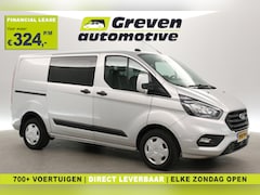 Ford Transit Custom - 2.0 TDCI L1H1 | MARGE | DC | 6-Zits | Airco | Cruise | Carplay | Navi | Trekhaak | Parkeer