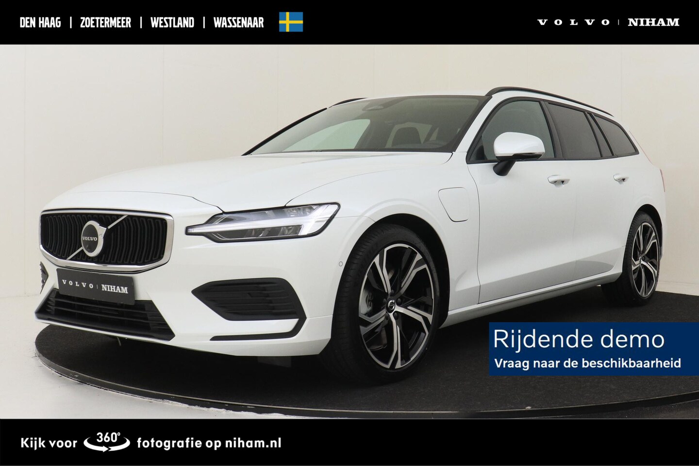 Volvo V60 - T6 PLUG-IN HYBRID AWD CORE BUSINESS EDITION -HARMAN/KARDON|360°CAM|PRIVACY.GLAS|CLIMATE|KE - AutoWereld.nl