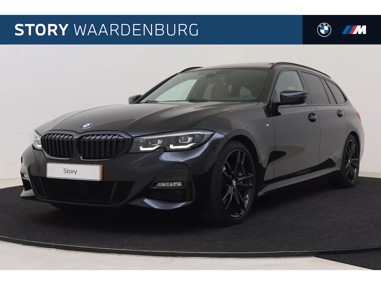 BMW 3-serie Touring - 330i High Executive M Sport Automaat / Panoramadak / Trekhaak / Sportstoelen / Achteruitri - AutoWereld.nl