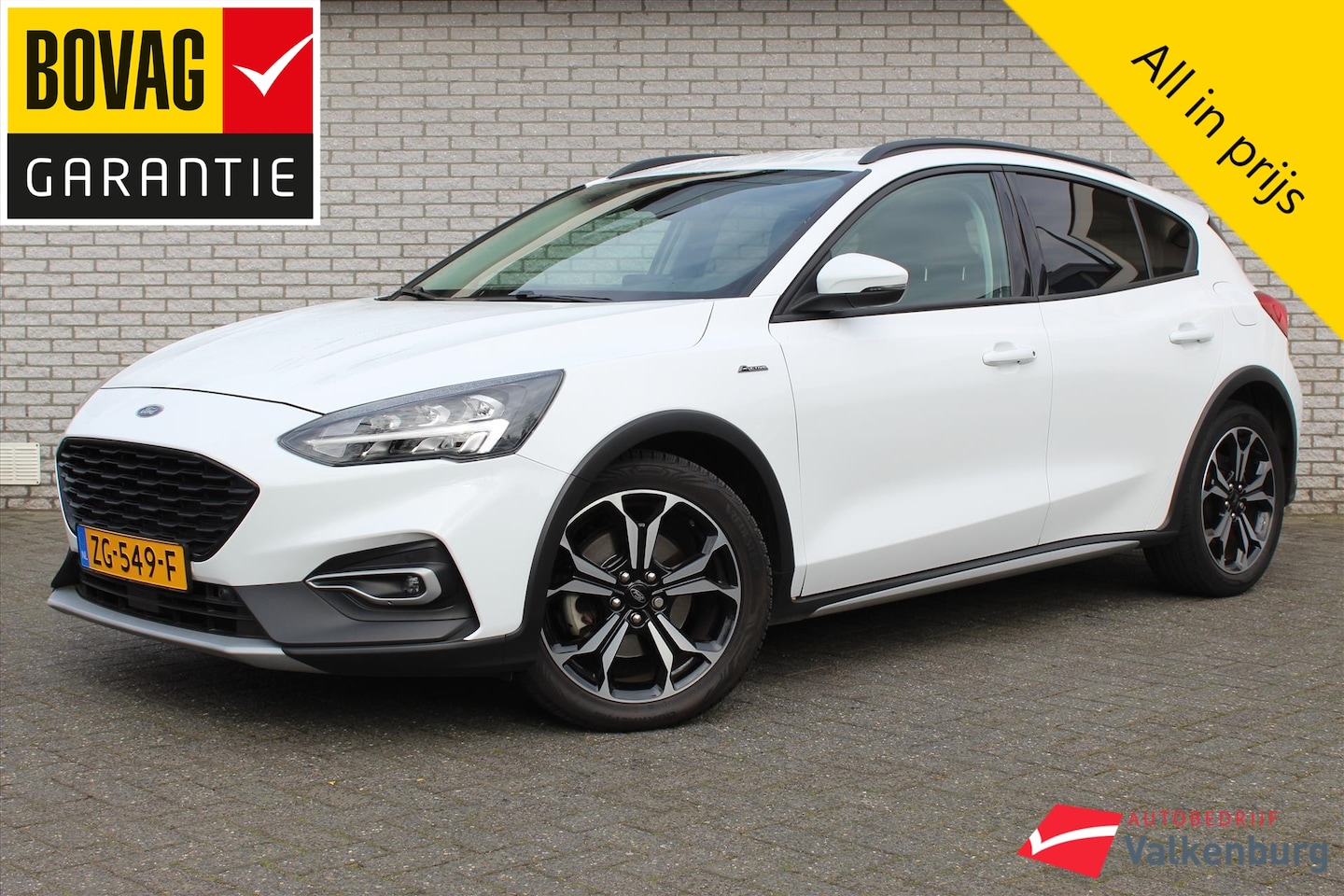 Ford Focus - 1.0 EcoBoost Active Business | Trew. khaak | Cruise | Stoel- en stuurverw. | Climate | Car - AutoWereld.nl