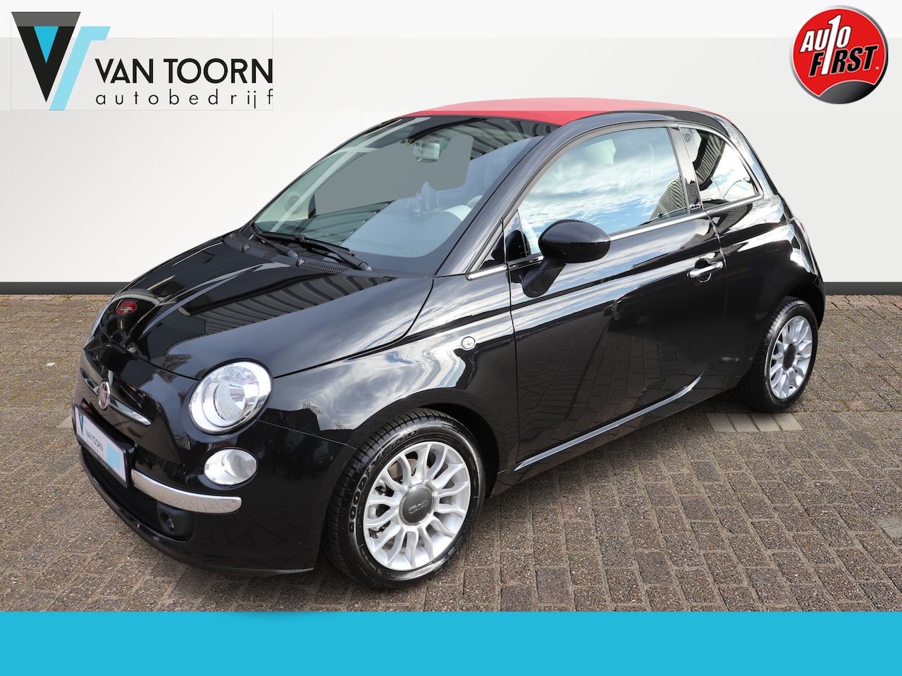 Fiat 500 C - 0.9 TwinAir Lounge Cabrio. UNIEK! Zeer lage km stand! Eerste eigenaar. - AutoWereld.nl