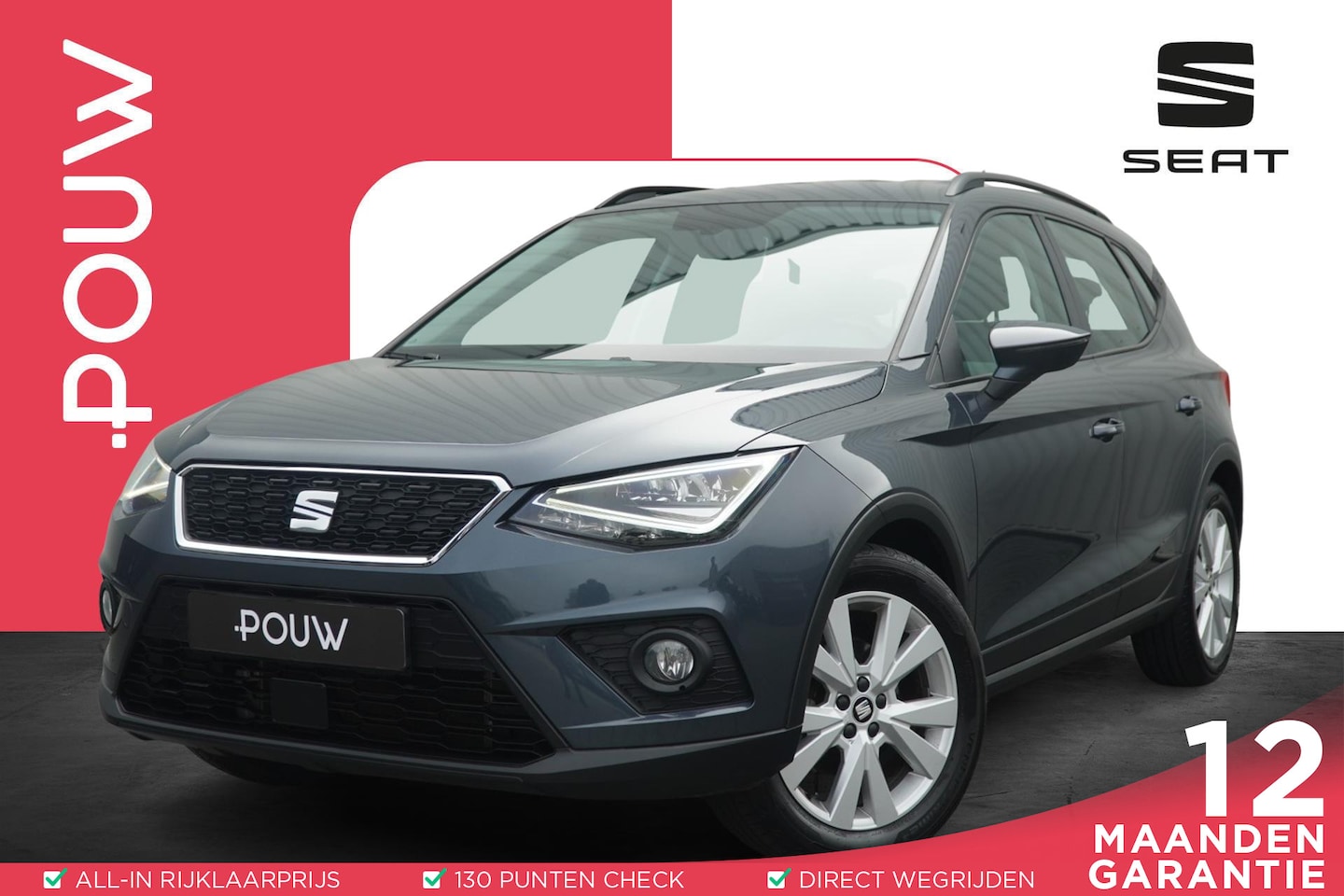 SEAT Arona - 1.0 TSI 95pk Style | Navigatie | Apple Carplay / Android Auto - AutoWereld.nl
