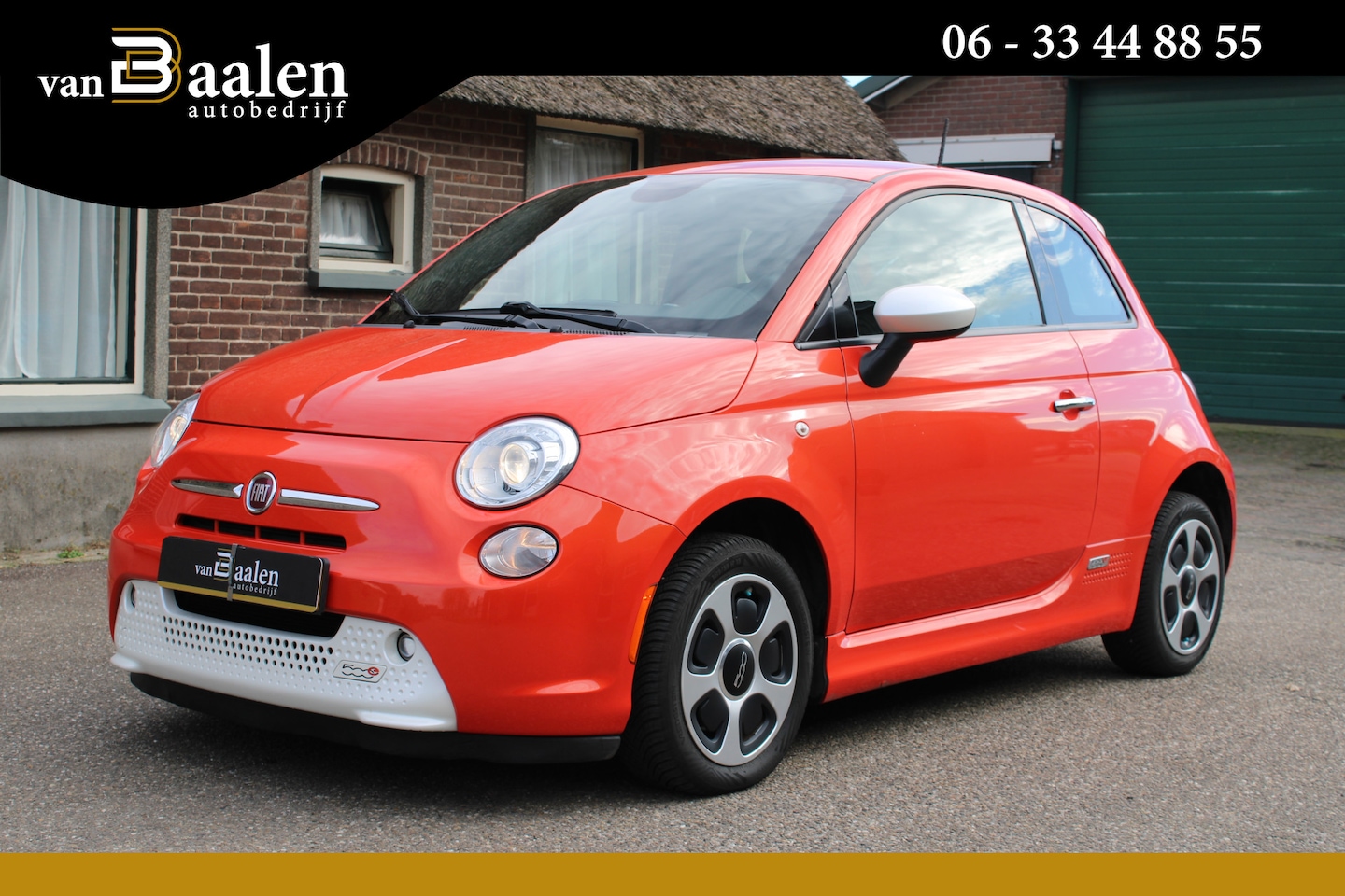 Fiat 500e - E 24kwh CRUISE CONTROL LEER STOELVERWARMING 94000KM!!! - AutoWereld.nl