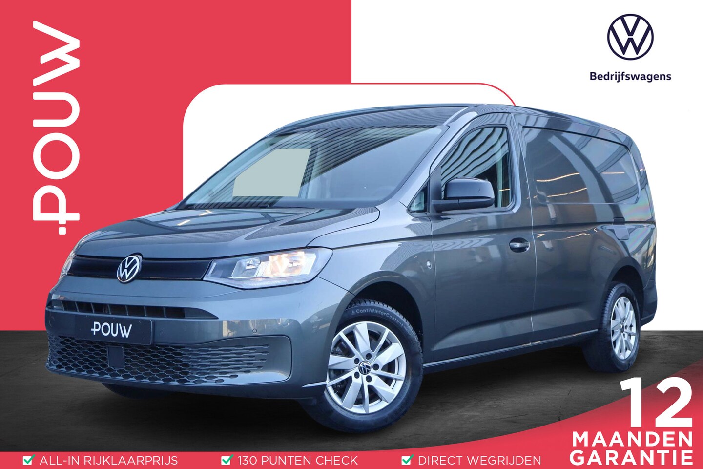 Volkswagen Caddy Cargo Maxi - 2.0 TDI 102pk Comfort | Trekhaak | Navigatie | Climatronic - AutoWereld.nl