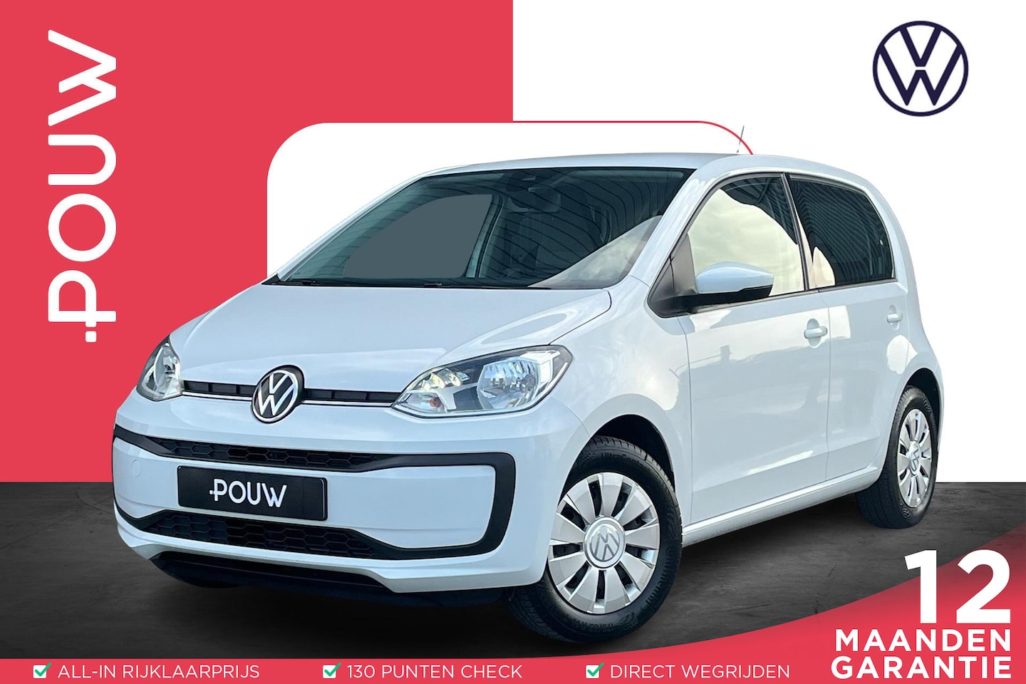 Volkswagen Up! - 1.0 65pk | Airco | Bluetooth - AutoWereld.nl