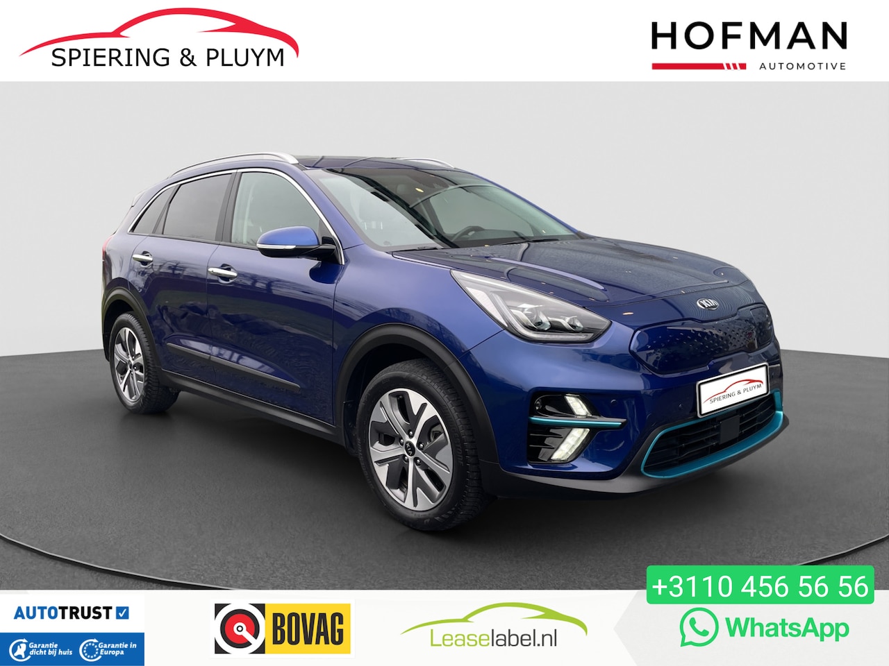 Kia e-Niro - DynamicPlusLine 64 kWh Halfleder | Blindspot | Stuur\stoelverw. - AutoWereld.nl
