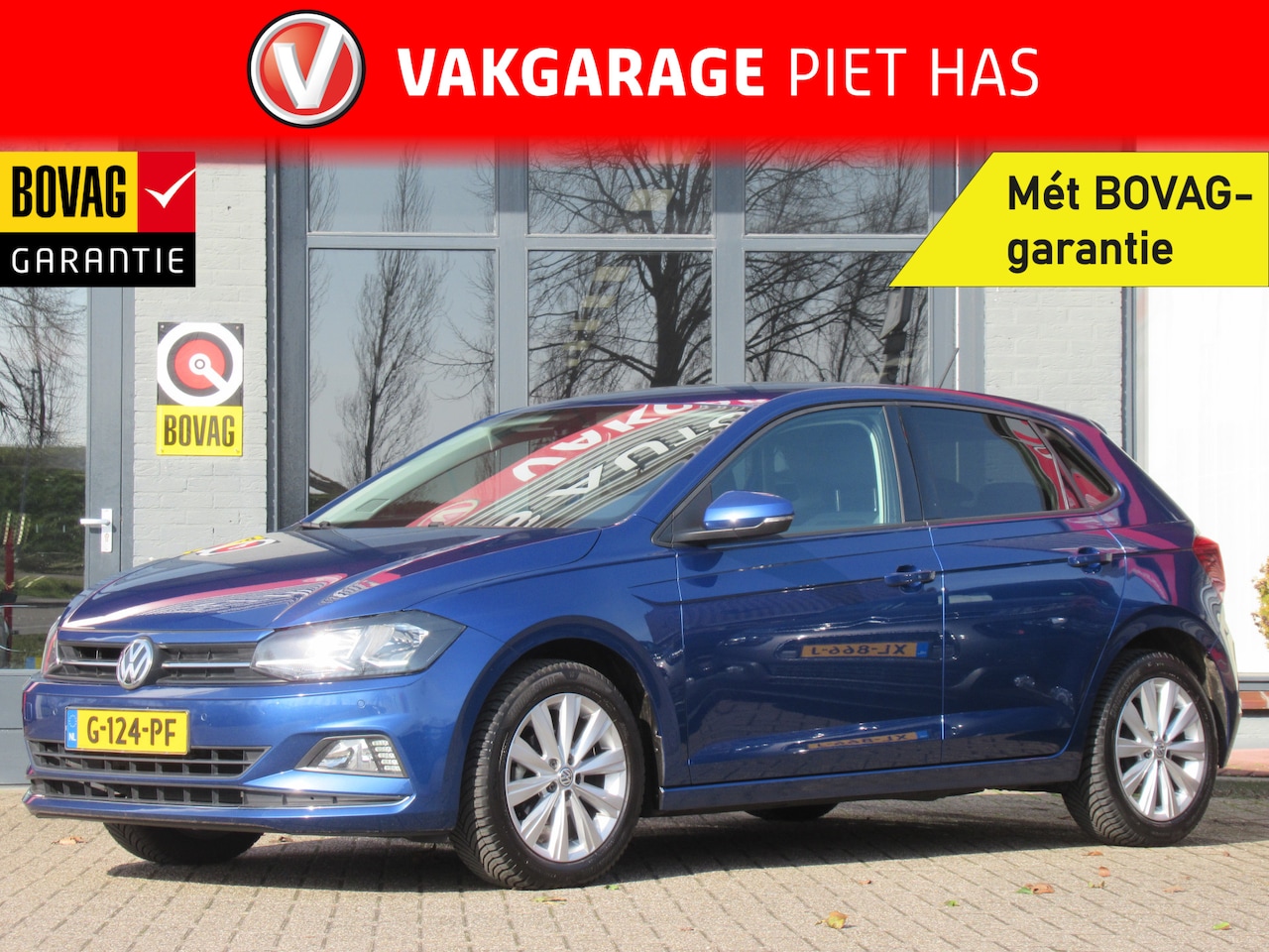Volkswagen Polo - 1.0 TSI Highline| 95-PK| 5-Deurs| metallic lak| LM-Velgen| | Clima-Airco | Adapt. Cruise c - AutoWereld.nl