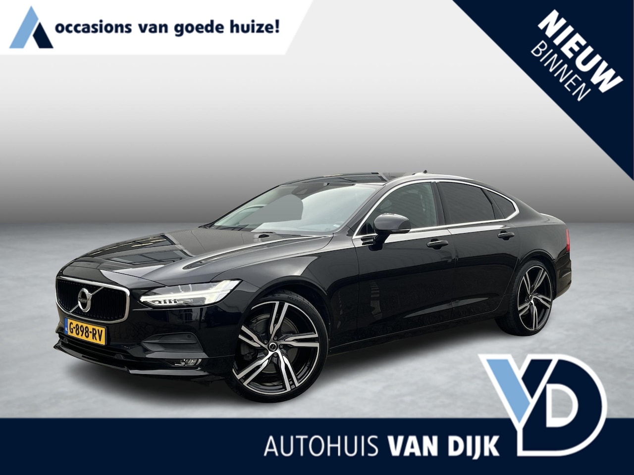 Volvo S90 - 2.0 T4 Inscription | Navi/Camera/Adapt.Cruise/Clima/Trekhaak/Apple CarPlay-Android Auto - AutoWereld.nl