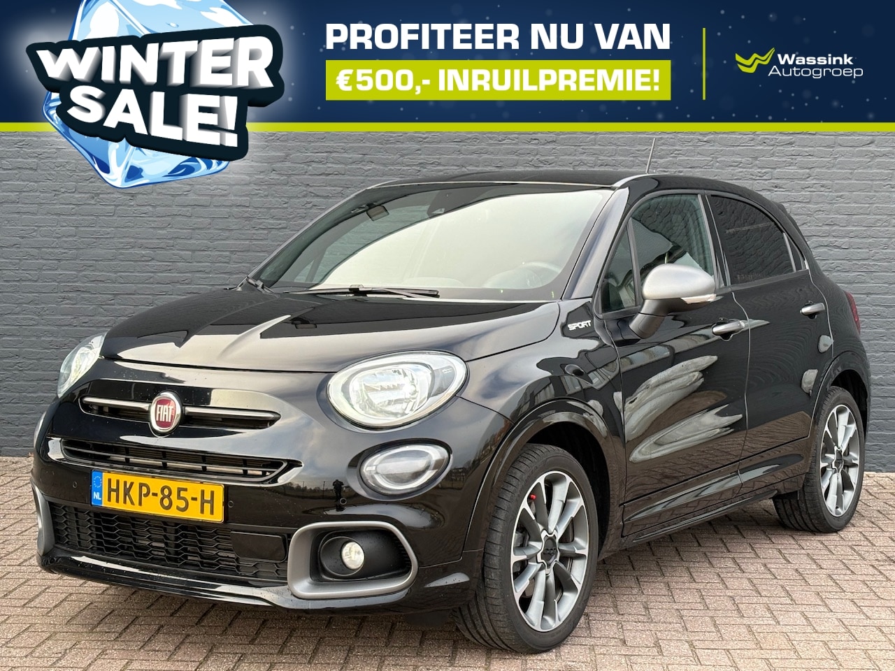 Fiat 500 X - 1.3 FireFly Turbo 150pk Automaat Sport I WINTERSALE | Carplay | Navigatie | Camera | Stoel - AutoWereld.nl