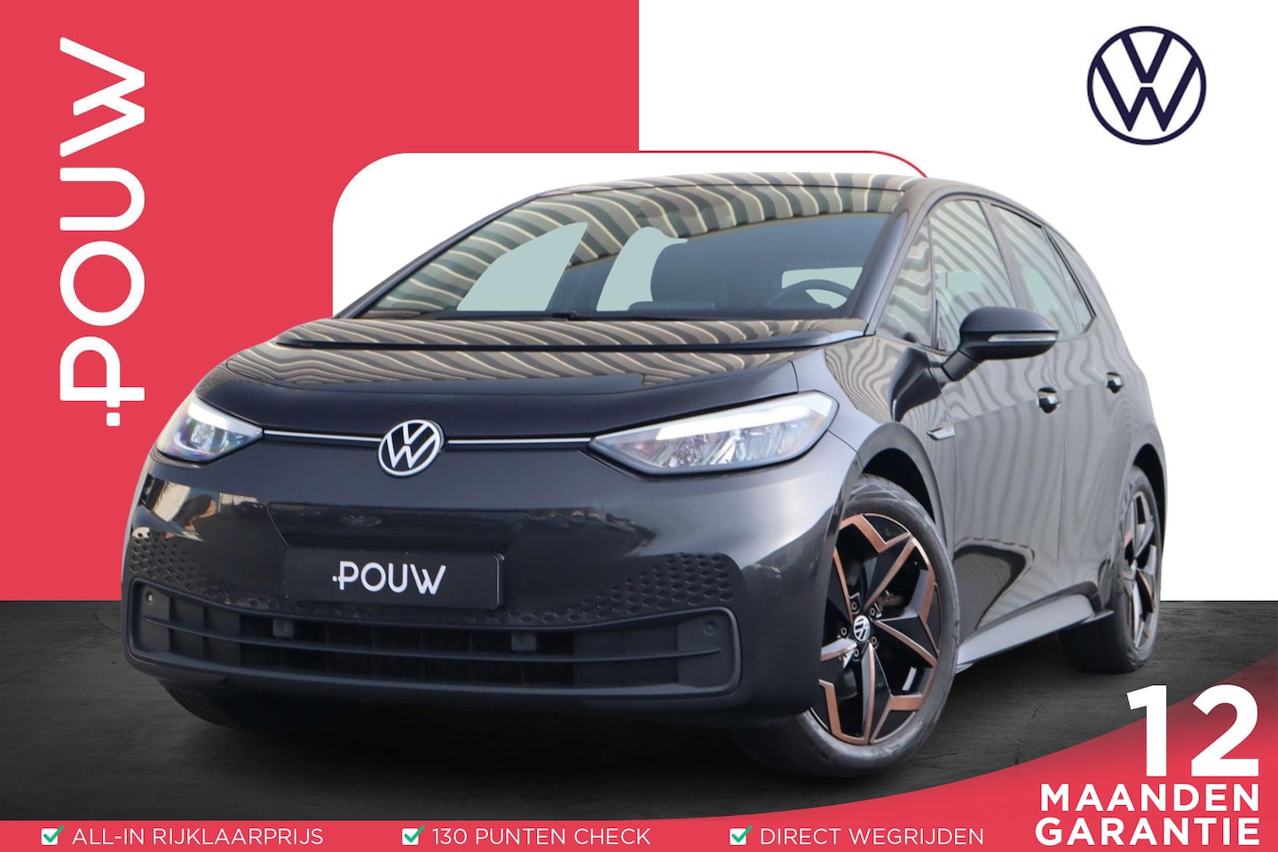 Volkswagen ID.3 - 204pk Pro 58 kWh | SoH 95% | Apple CarPlay/ Android Auto | Navigatie - AutoWereld.nl