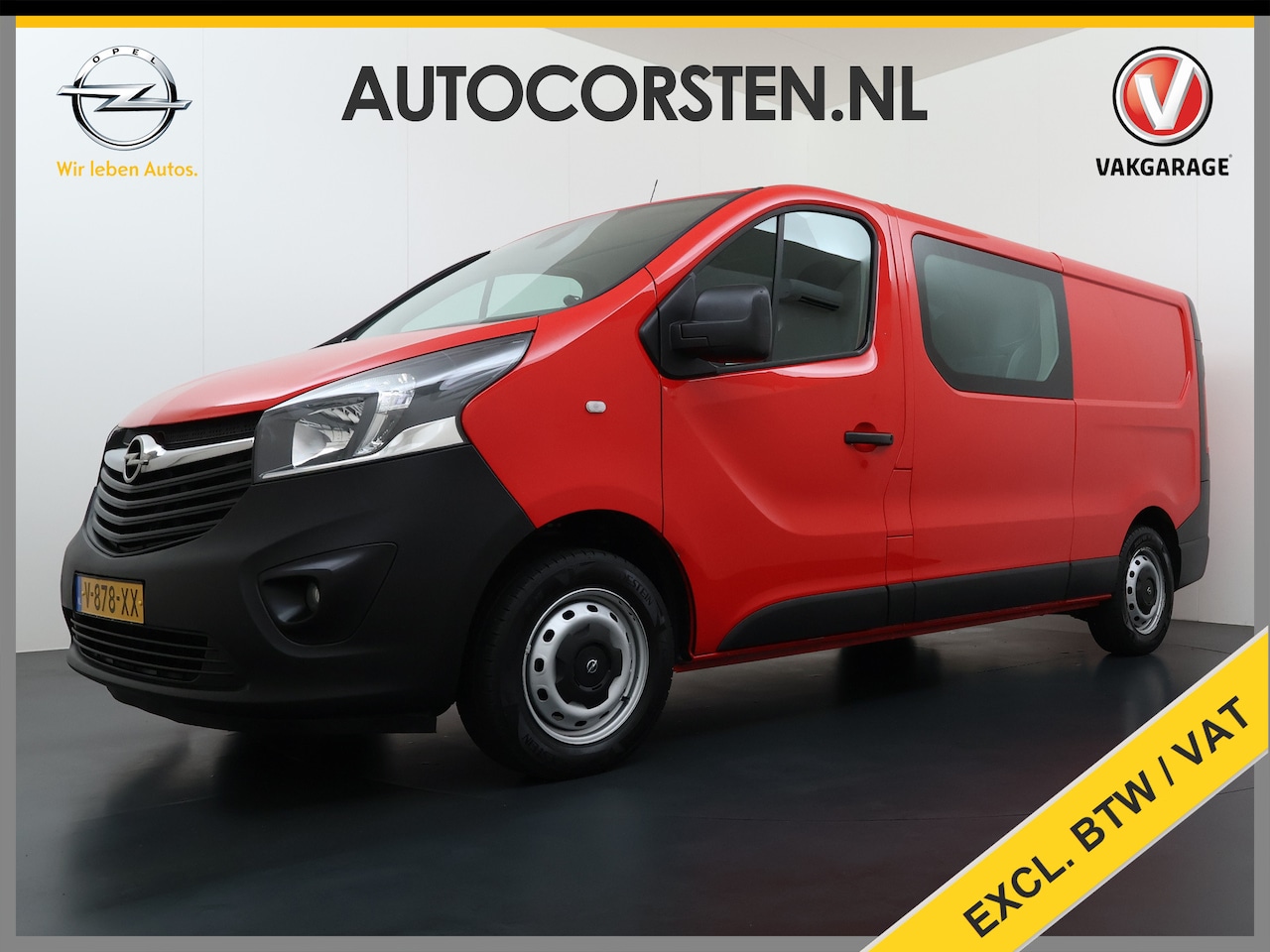 Opel Vivaro - D126PK Dubbele Cabine 5-Persoons L2H1 Euro 6 Trekhaak Camera Navi Airco Cruise Control Pdc - AutoWereld.nl