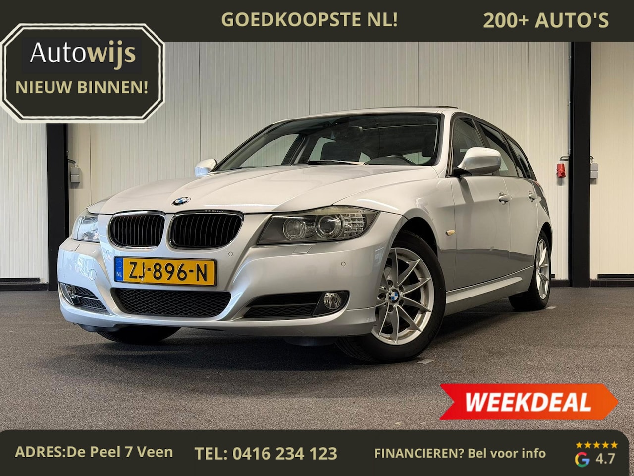 BMW 3-serie Touring - 318i Business Line|NAVI|PANO|XENON|GOED ONDERHOUDEN - AutoWereld.nl