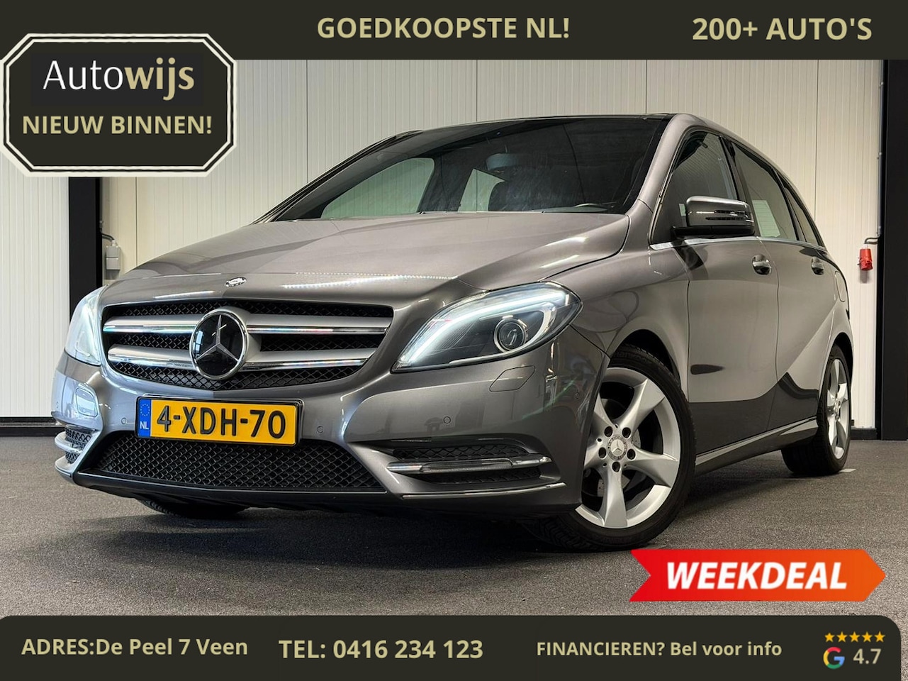 Mercedes-Benz B-klasse - 180 Ambition Comfort|PANO|AUT|XENON|TREKHAAK|NL AUTO - AutoWereld.nl