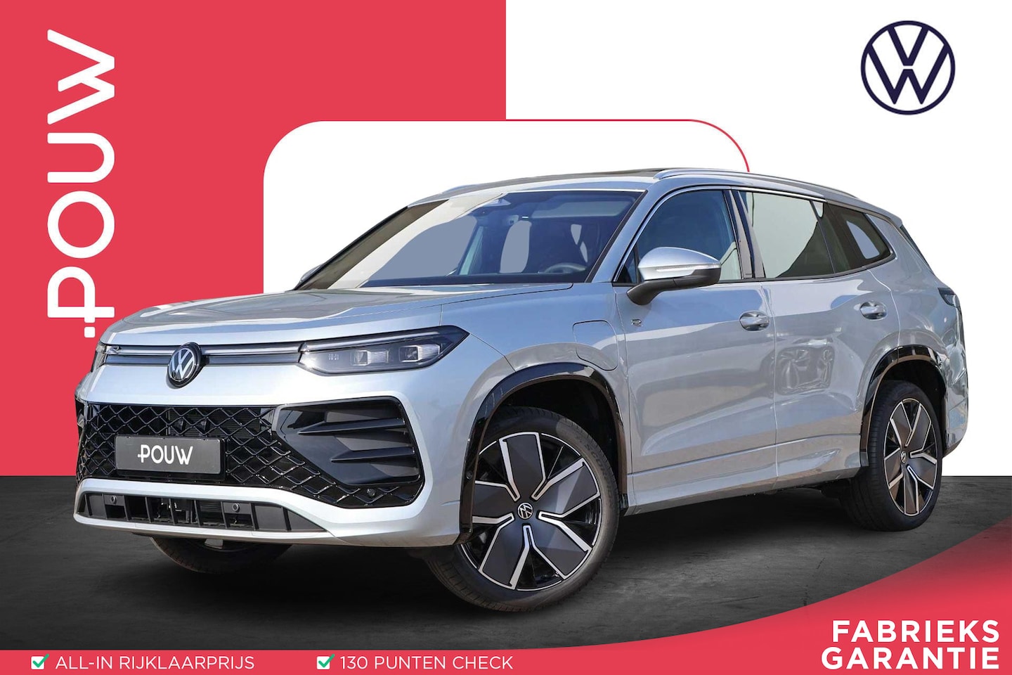 Volkswagen Tayron - 1.5 eHybrid 272pk R-Line Edition | SoH 100% | Panoramadak | Camera | Adaptive | PDC | Appl - AutoWereld.nl