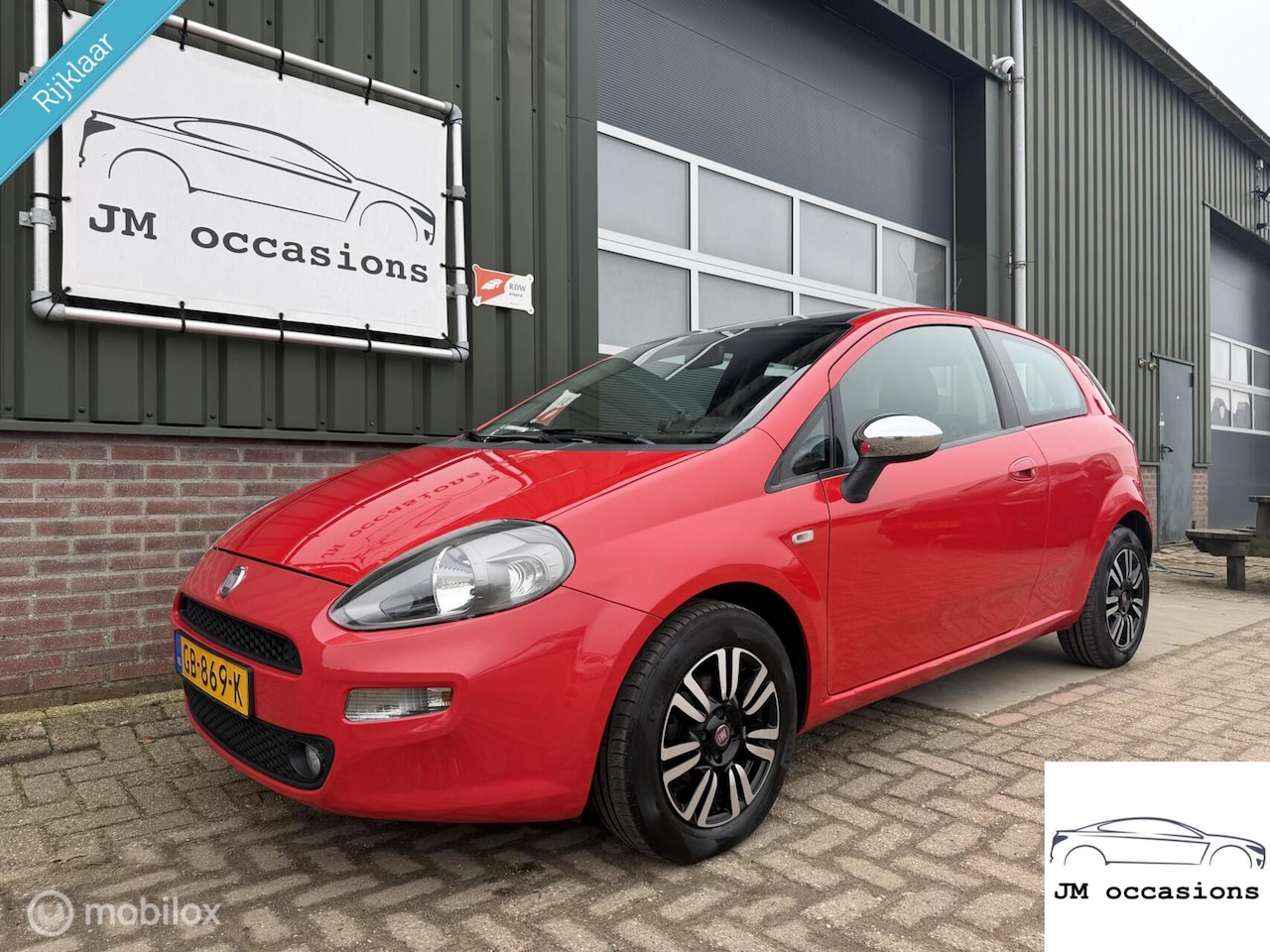 Fiat Punto Evo - 0.9 TwinAir Lounge|Airco|Lm velgen|Bleu&me|JBL Audio| - AutoWereld.nl