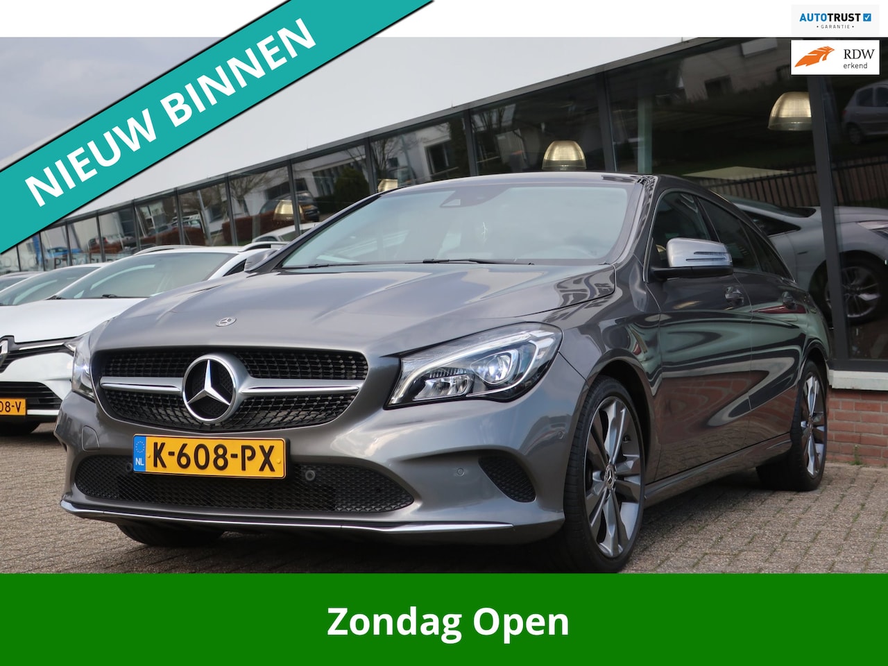 Mercedes-Benz CLA-klasse Shooting Brake - 180 Business Solution AMG ADAP-LED_GR-NAVI_PDC V+A_18-INCH. - AutoWereld.nl