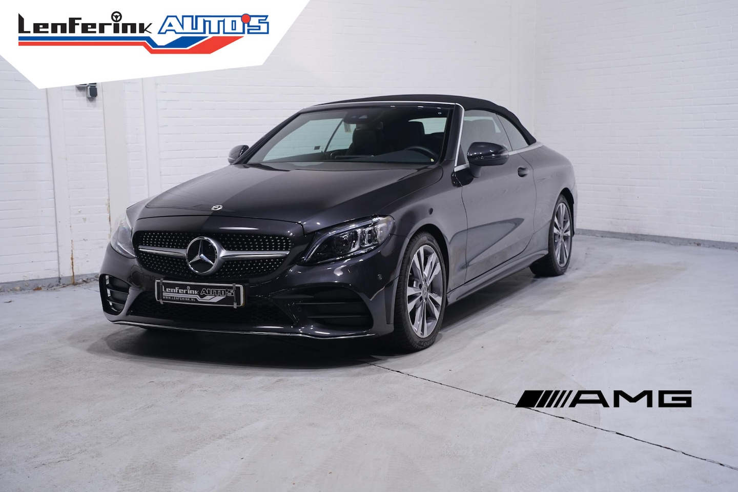 Mercedes-Benz C-klasse Cabrio - 180 AMG Line AMG Styling  Camera lederen-bekleding Apple Carplay digi-dashboard 18"-lmv sp - AutoWereld.nl