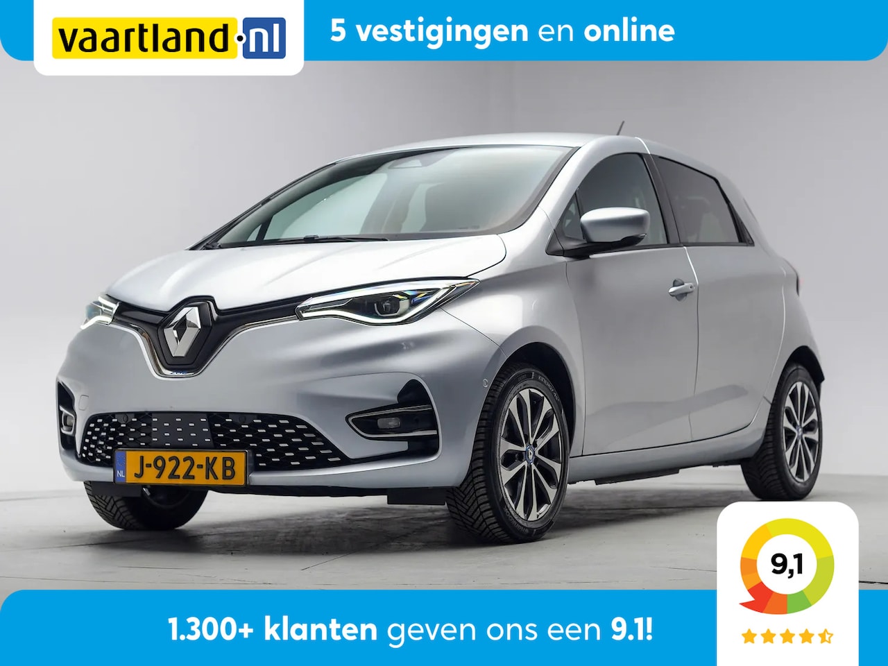 Renault Zoe - R135 Intens 52 kWh 3 fase [ Koopaccu LED Navi Stoel-en stuurverwarming ] - AutoWereld.nl
