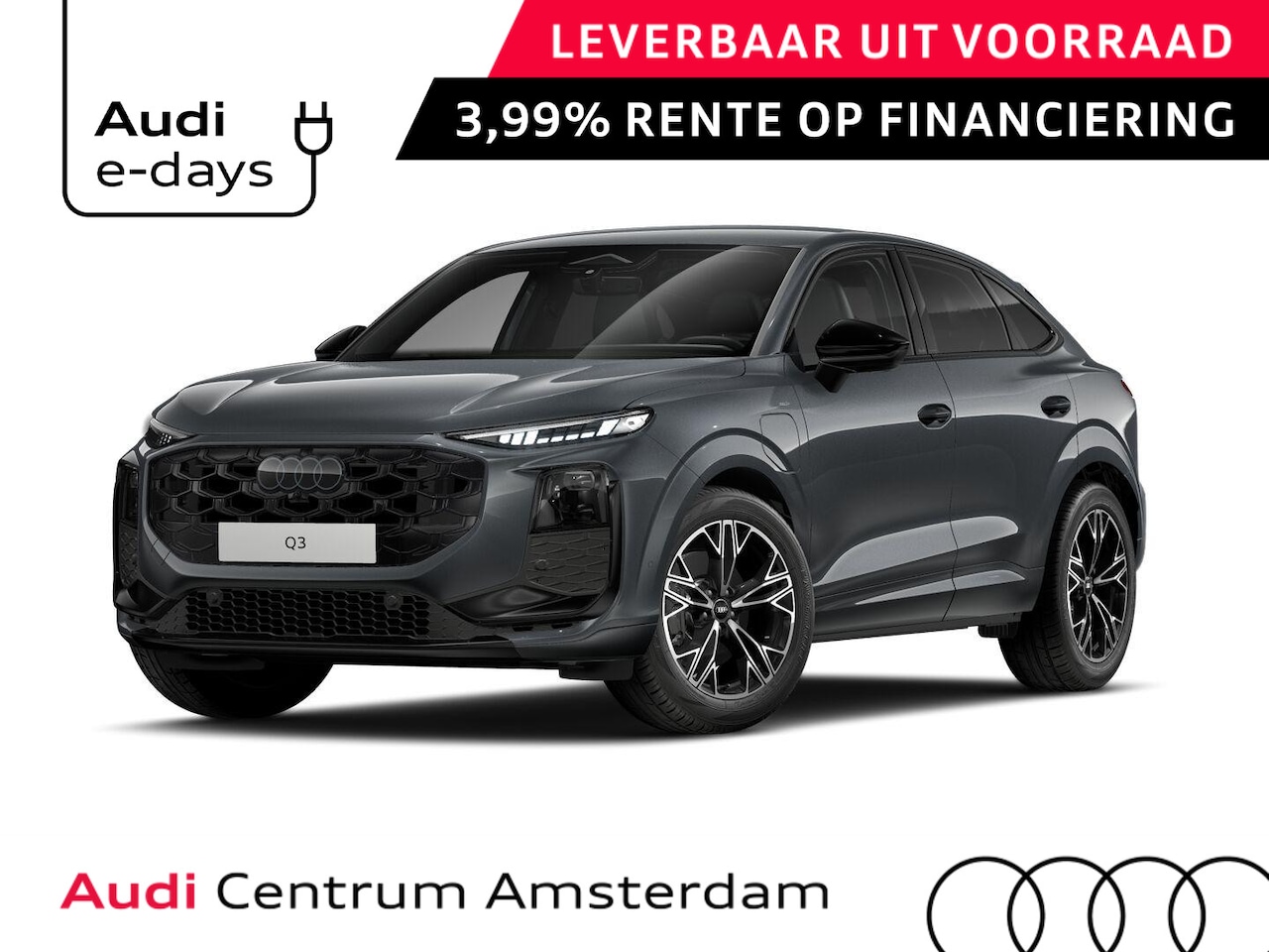 Audi Q3 Sportback - S edition e-hybrid 272 pk | Techniekpakket plus | Lederen sportstoelen | Optiekpakket zwar - AutoWereld.nl