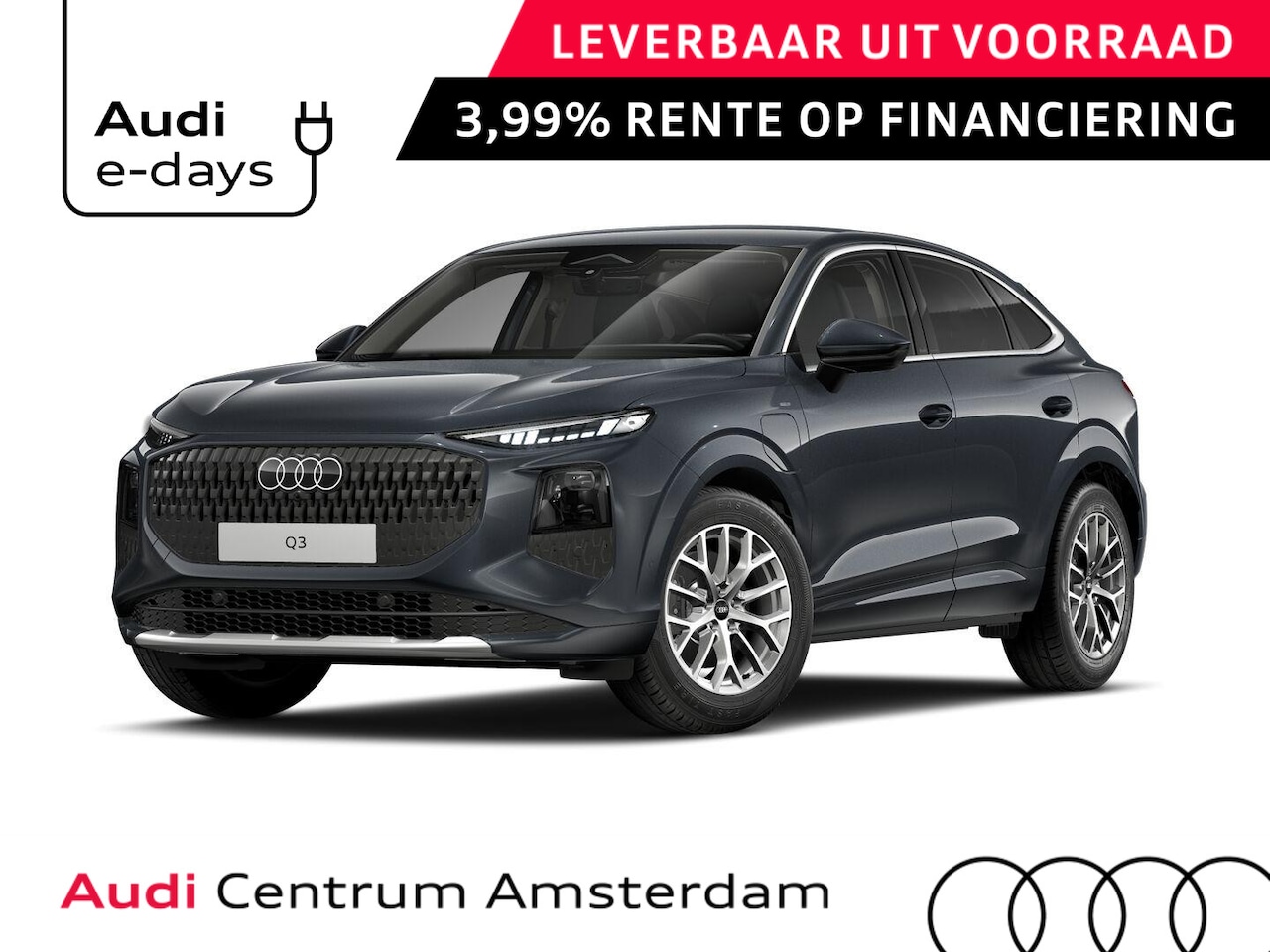 Audi Q3 Sportback - Advanced edition e-hybrid 272 pk | Techniek pakket | Trekhaak | LED koplampen | Privacy gl - AutoWereld.nl